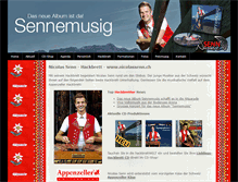 Tablet Screenshot of nicolassenn.ch
